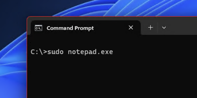 La versión de Windows del venerable comando “sudo” de Linux aparece en la versión preliminar